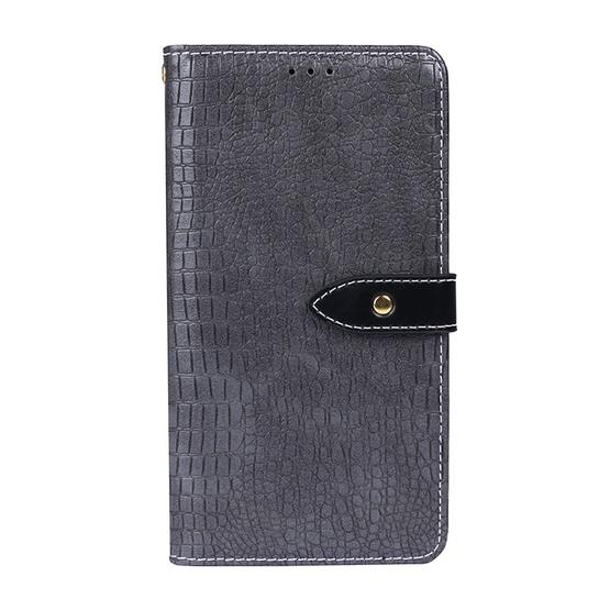 For Coolpad Legacy idewei Crocodile Texture Horizontal Flip Leather Case with Holder & Card Slots & Wallet(Grey) - 2