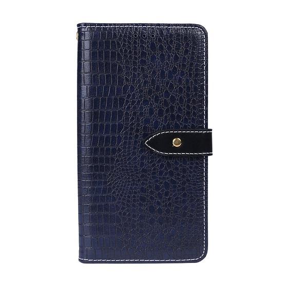 For Coolpad Legacy idewei Crocodile Texture Horizontal Flip Leather Case with Holder & Card Slots & Wallet(Dark Blue) - 2