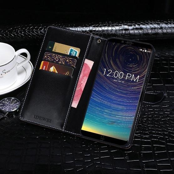 For Coolpad Legacy idewei Crocodile Texture Horizontal Flip Leather Case with Holder & Card Slots & Wallet(Coffee) - 5