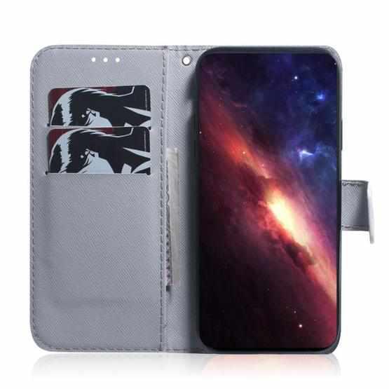 For Tecno Camon 20 Pro 5G Coloured Drawing Flip Leather Phone Case(White Wolf) - 4