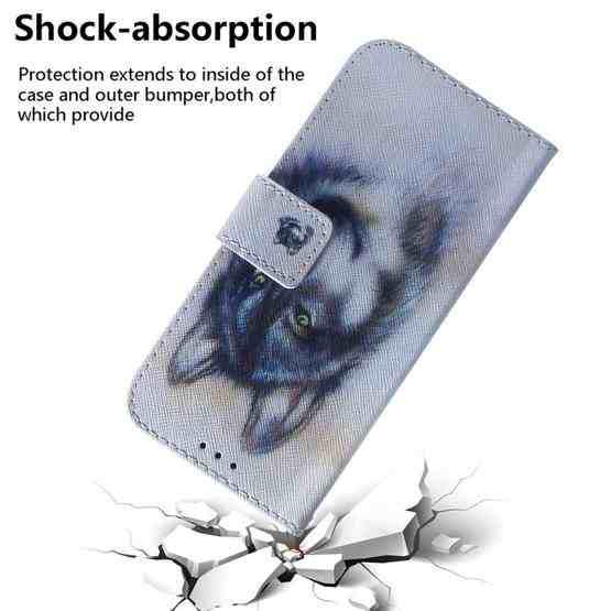 For Tecno Camon 20 Pro 5G Coloured Drawing Flip Leather Phone Case(White Wolf) - 7