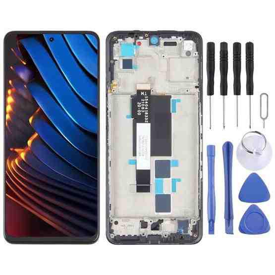 OEM Material LCD Screen For Xiaomi Poco X3 GT Digitizer Full Assembly with Frame - 1