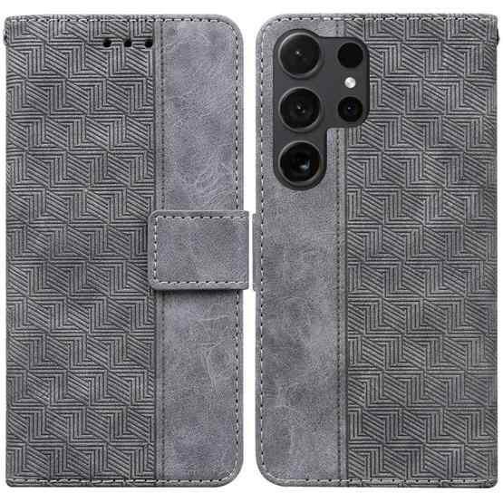 For Samsung Galaxy S24 Ultra 5G Diamond Lattice Vertical Flip Leather Phone  Case(Purple)