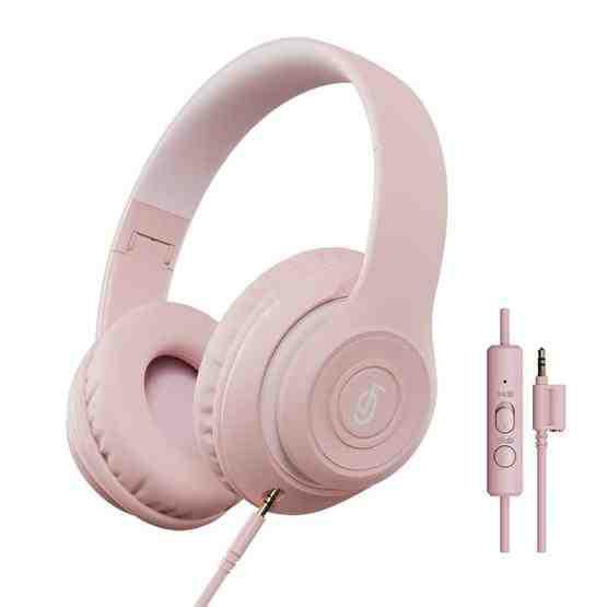 T&G EP21 Wired Noise Reduction Stereo Headphones(Pink) - 1