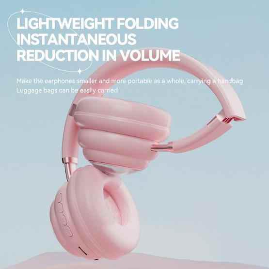 T&G KE-30 RGB Head Mounted Wireless Bluetooth Headset(Pink) - 6