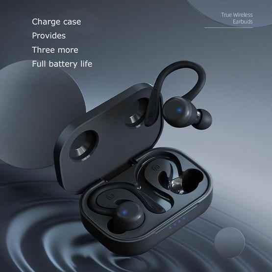T&G T40 TWS IPX6 Waterproof Hanging Ear Wireless Bluetooth Earphones with Charging Box(Blue) - 3