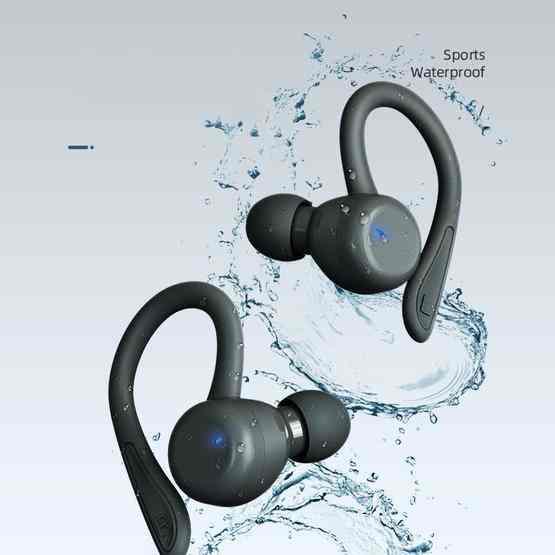 T&G T40 TWS IPX6 Waterproof Hanging Ear Wireless Bluetooth Earphones with Charging Box(White) - 7