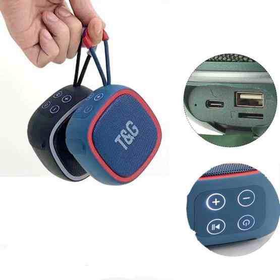 T&G TG659 Outdoor Portable TWS Mini Bluetooth Speaker(Blue) - 6