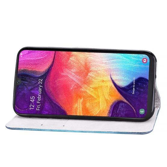 For Samsung Galaxy A40 Colored Drawing Pattern Horizontal Flip Leather Case with Holder & Card Slots & Wallet(Rabbit) - 5