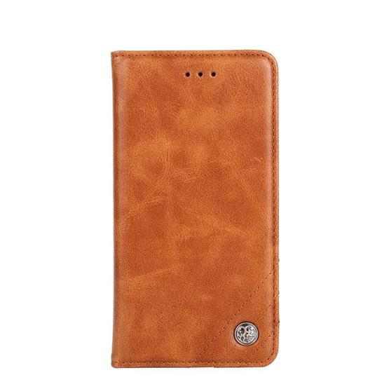 For iPhone 11 Non-Magnetic Retro Texture Horizontal Flip Leather Case with Holder & Card Slots & Wallet(Brown) - 1