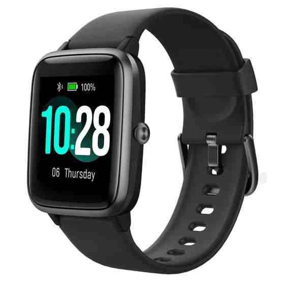 [HK Warehouse] Ulefone Watch 1.3 inch TFT Touch Screen Bluetooth 4.2 Smart Watch, Support Sleep / Heart Rate Monitor & 5 ATM Waterproof & 9 Sports Mode(Black) - 1