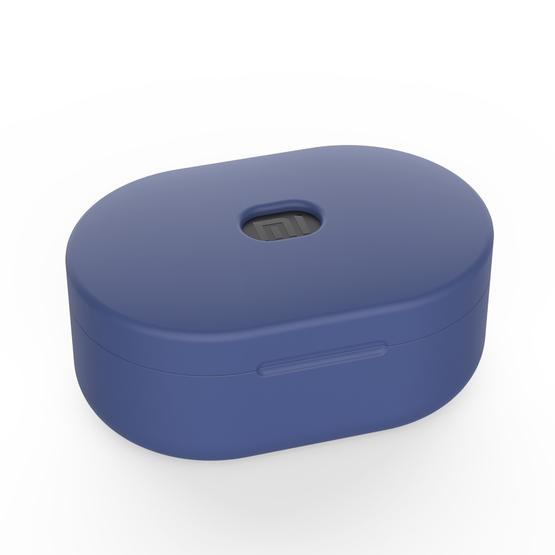 Silicone Charging Box Protective Case for Xiaomi Redmi AirDots / AirDots S  / AirDots 2(Dark Blue) - Flutter Shopping Universe