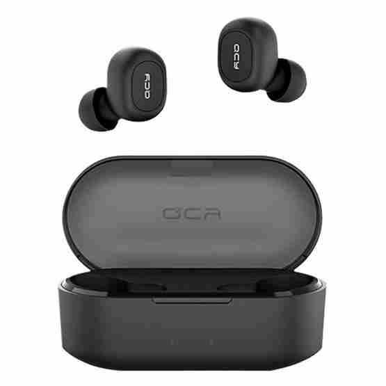 Original Xiaomi Youpin QCY T1S TWS Bluetooth V5.0 Wireless In-Ear Earphones with Charging Box(Black) - 1