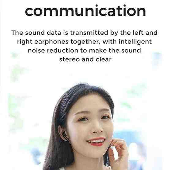 JOYROOM JR-T03S Bluetooth 5.0 Binaural TWS Bluetooth Headset(Black) - 8