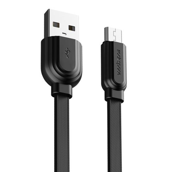 Cable Length: 1m WMD AWT S5 2A Micro USB Charging Data Synchronization TPE Flat Shape Data Cable Black Color : White 