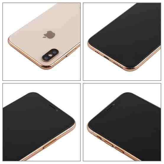 For iPhone XS Dark Screen Non-Working Fake Dummy Display Model (Gold) - 4