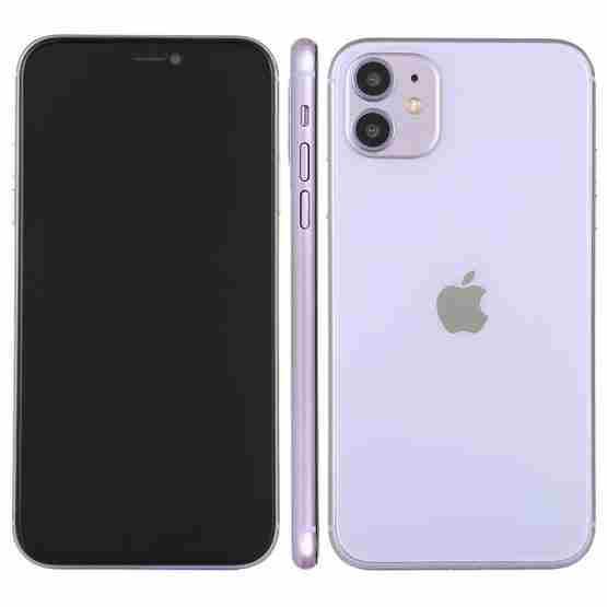 Black Screen Non-Working Fake Dummy Display Model for iPhone 11(Purple) - 1