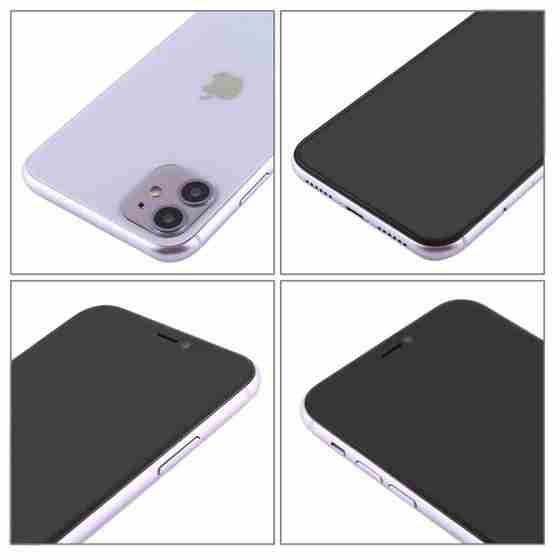 Black Screen Non-Working Fake Dummy Display Model for iPhone 11(Purple) - 4