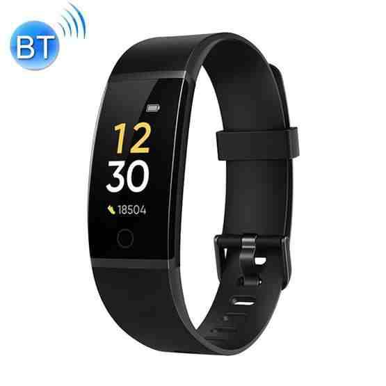 [HK Warehouse] Realme Band 0.96 inch Color Screen IP68 Waterproof Smart Wristband Bracelet, Support Real-time Heart Rate Monitor & Intelligent Tracker & Sleep Quality Monitor & USB Direct Charge(Black) - 1