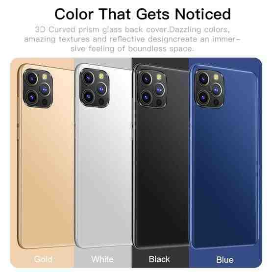 i13 Pro Max, 1GB+8GB, 6.3 inch Notch Screen, Face Identification, Android 6.0 7731 Quad Core, Network: 3G (Blue) - 10