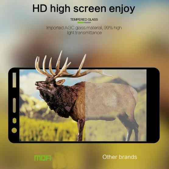 MOFI for Nokia 2 9H Surface Hardness 2.5D Arc Edge Full Screen Tempered Glass Film Screen Protector (Black) - 7