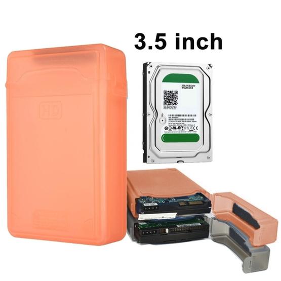 3.5 Inch Plastic HDD Protection Storage Box Case For IDE SATA Hard Drive 