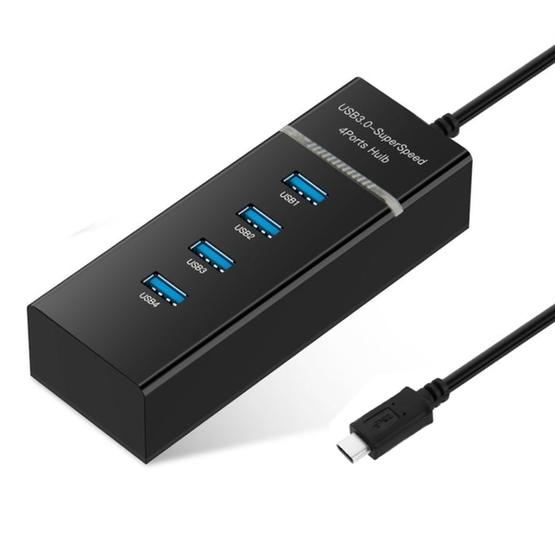 30cm USB-C / Type-C 3.1 to 4-Port 3.0 Adapter Hub, For Galaxy