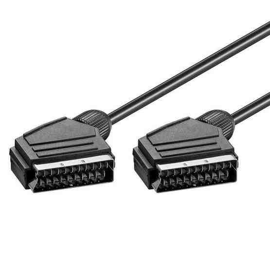 20 Pin SCART to SCART Lead Cable for DVD/HDTV/AV/TV, Cable Length: 1.5m - 1