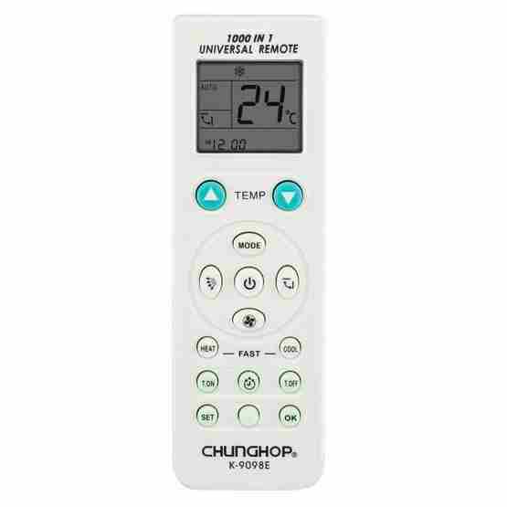 Chunghop universal ac remote codes
