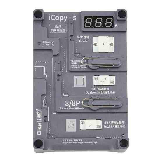 Qianli iCopy-S Double Sided Chip Test Stand 4 in1 Logic Baseband EEPROM Chip Non-removal For iPhone 7 / 7 Plus / 8 / 8 Plus - 2