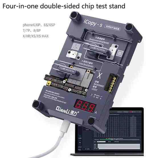 Qianli iCopy-S Double Sided Chip Test Stand 4 in1 Logic Baseband EEPROM Chip Non-removal For iPhone 7 / 7 Plus / 8 / 8 Plus - 7