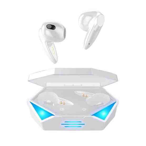 G20 TWS 5.2 Binaural True Stereo Touch Gaming Bluetooth Earphone(White) - 1