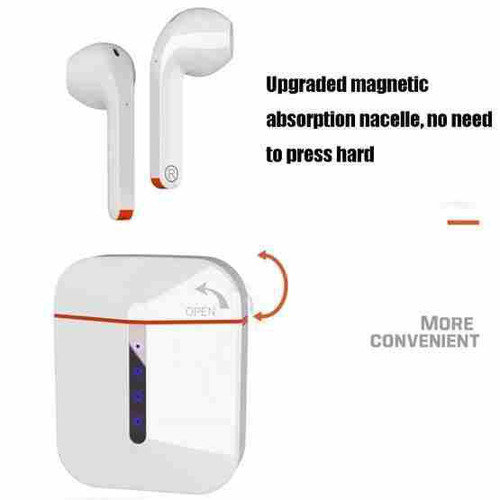 H21T TWS Wireless Bluetooth Headset Touch In-Ear Headset(Blue) - 5