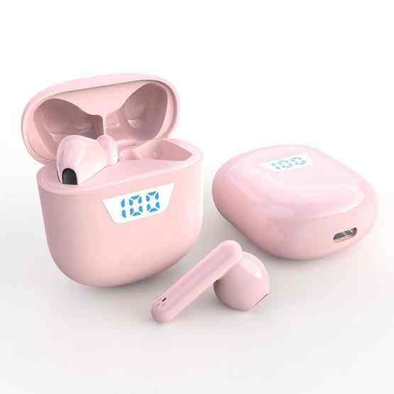 T88 TWS Binaural Digital Display Noise Canceling Headset Wireless Bluetooth Headset(Pink) - 2