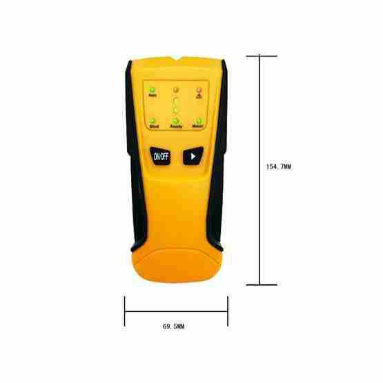 nudler forberede minimum TH105 3 in 1 Handheld Wall Detector Wood Stud Wire Detection Metal Detector  Stud Finder(Yellow) - Flutter Shopping Universe