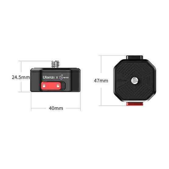 Ulanzi Claw SLR Mirrorless Sports Camera Quick Release System 1905 Quick Release Plate - 3
