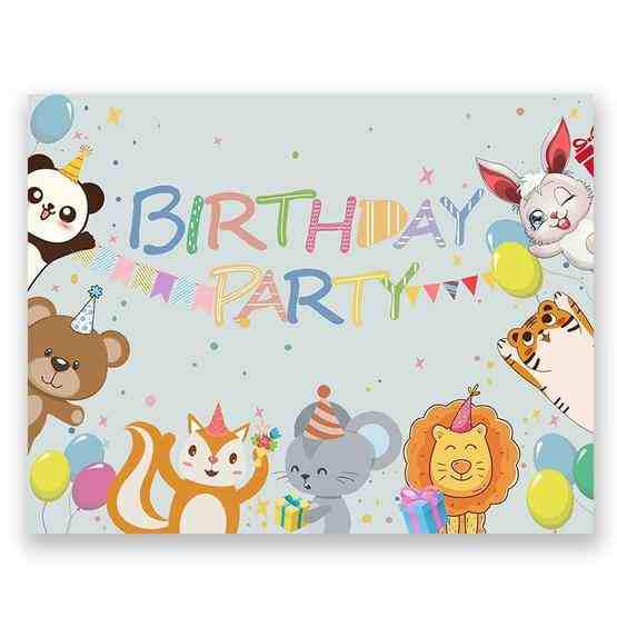 Birthday Party Background Cloth Decoration Shooting Cloth, Size: 90x70cm(HB022) - 1