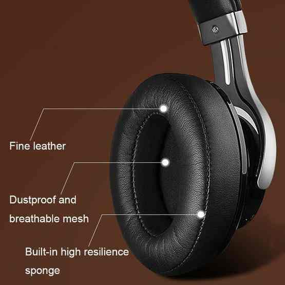 For Edifier W855BT 1pair Headset Soft and Breathable Sponge Cover, Color: Brown - 5