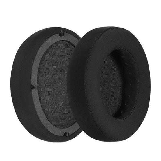 For Edifier W855BT 1pair Headset Soft and Breathable Sponge Cover, Color: Black Ice Silk - 1