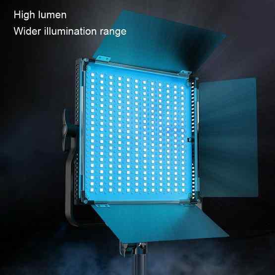 Pixel K80RGB Full Color Photography Fill Light High Brightness Panel Lamp With LCD Display(A Set+UK Plug Adapter) - 3