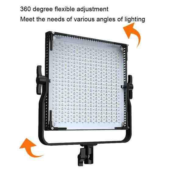 Pixel K80RGB Full Color Photography Fill Light High Brightness Panel Lamp With LCD Display(A Set+UK Plug Adapter) - 9