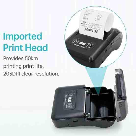 58mm Portable USB Charging Home Phone Bluetooth Thermal Printer(EU Plug) - 12
