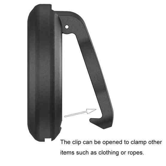2pcs For AirTag Spring Clip Anti-lost Device Anti-fall Protective Cover, Color: Black - 7