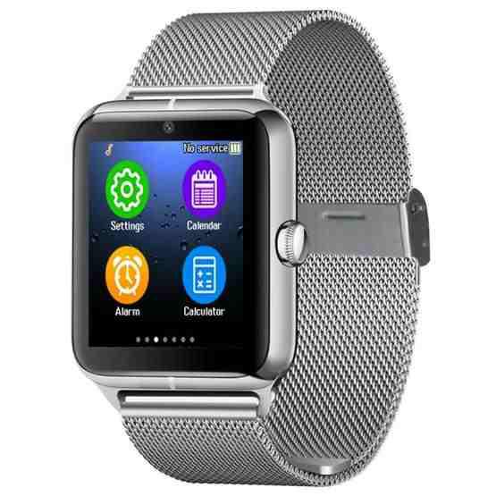 Z50 Smart Watch Phone, 1.54 inch IPS Touch Screen, Support SIM Card & TF Card, Bluetooth, GSM, 0.3MP Camera, Pedometer, Sedentary Alarm, Sleep Monitor, GPS, Remote Camera, Anti-lost Function(Silver) - 1