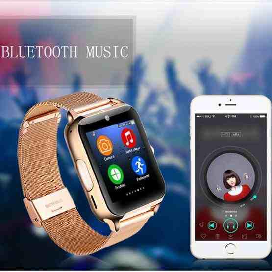 Z50 Smart Watch Phone, 1.54 inch IPS Touch Screen, Support SIM Card & TF Card, Bluetooth, GSM, 0.3MP Camera, Pedometer, Sedentary Alarm, Sleep Monitor, GPS, Remote Camera, Anti-lost Function(Silver) - 7