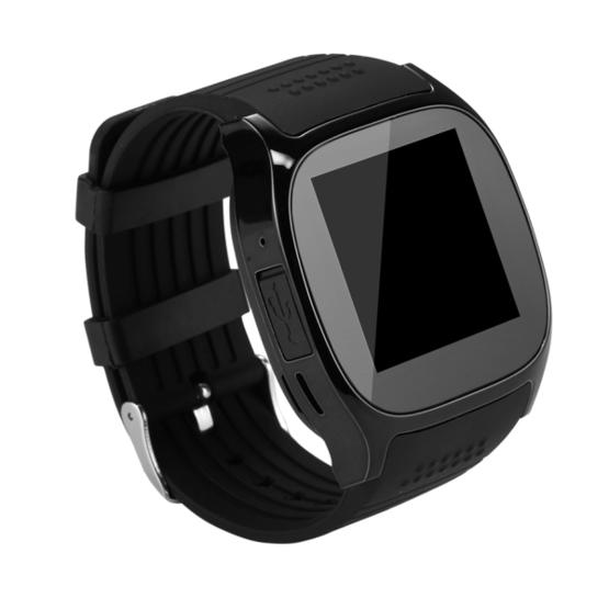 T8 Smart Watch Phone, 1.54 inch IPS Screen 6261D/260MHz, 0.3MP Camera, Support GSM & Dial & Pedometer & Anti-lost & Sleep Monitor & Remote Camera & FM Radio(Black) - 6