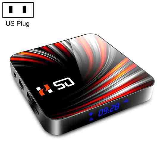 H50 4k Smart Tv Box Android 100 Media Player With Remote Control Quad